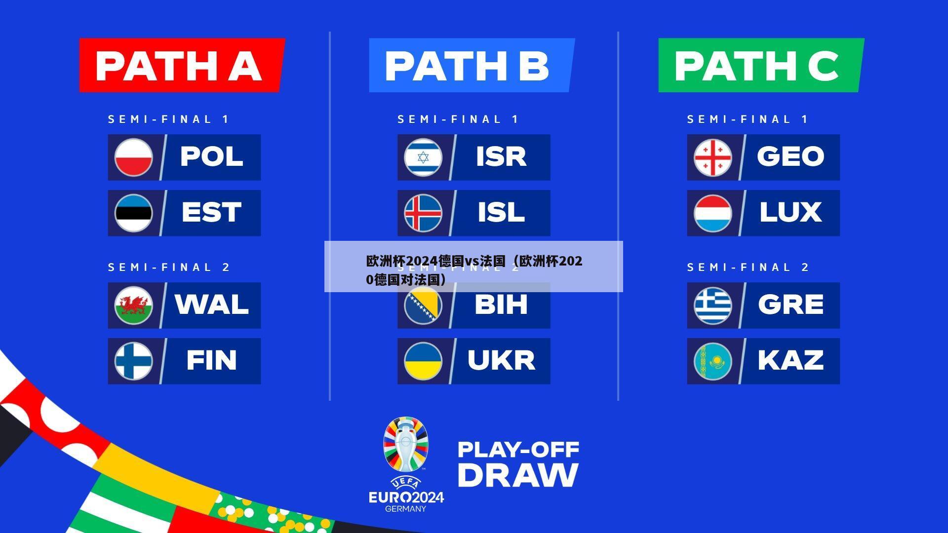 欧洲杯2024德国vs法国（欧洲杯2020德国对法国）